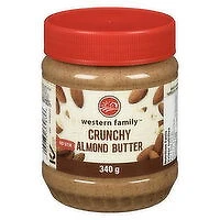 Western Family - Crunchy Almond Butter, 340 Gram