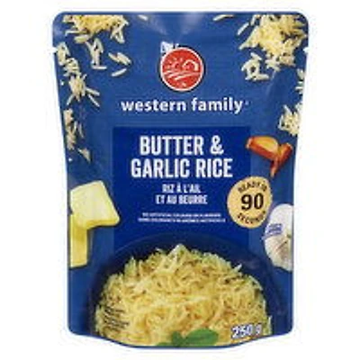 Western Family - Butter & Garlic Rice, 250 Gram