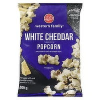 Western Family - White Cheddar Popcorn, 200 Gram