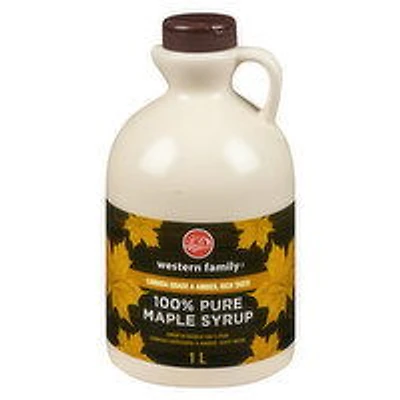 Western Family - Pure Maple Syrup, 1 Litre