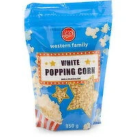 Western Family - White Popping Corn, 850 Gram