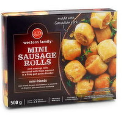Western Family - Mini Sausage Rolls, 500 Gram