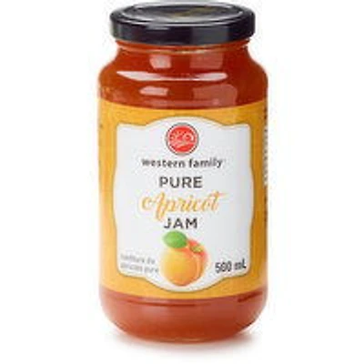 Western Family - Pure Apricot Jam, 500 Millilitre