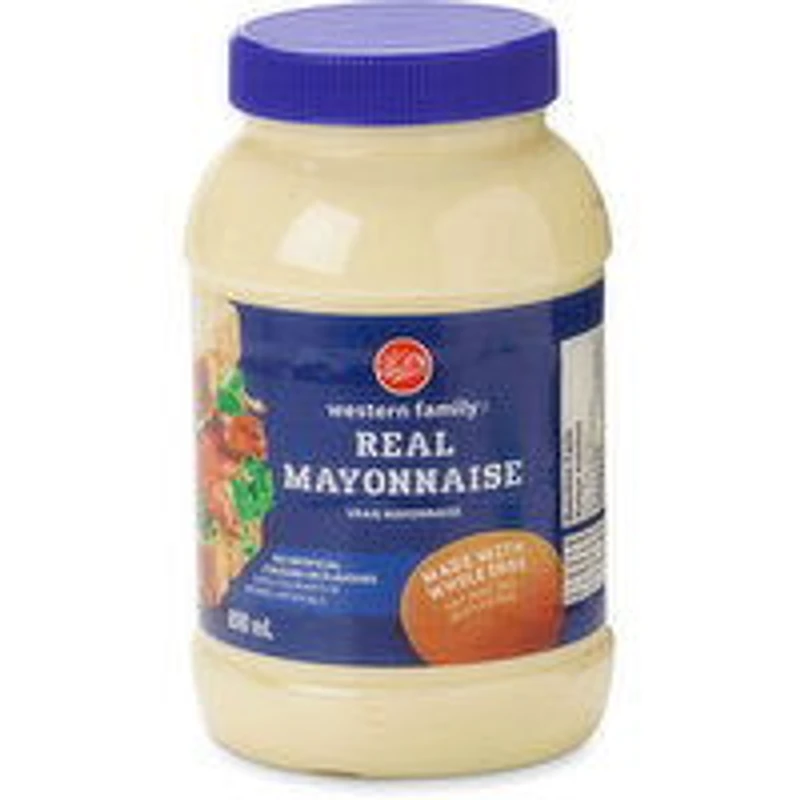 Western Family - Real Mayonnaise, 890 Millilitre