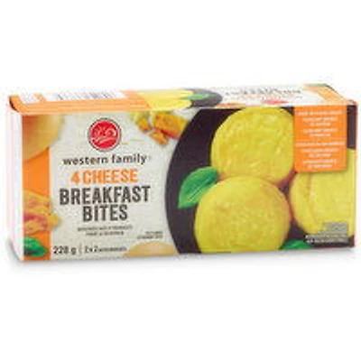 Western Family - Breakfast Bites, 4 Cheese, 228 Gram