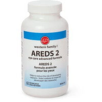 Western Family - Eye Care Advanced Formula Areds 2, 60 Each