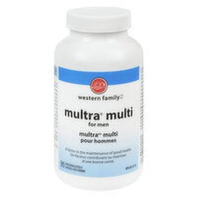 Western Family - Multra Mutli for Men, 90 Each