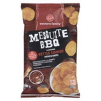 Western Family - Kettle Cooked Potato Chips, Mesquite BBQ Flavoured, 200 Gram