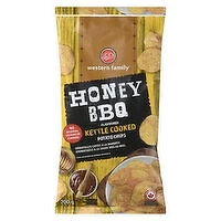Western Family - Kettle Cooked Honey BBQ Potato Chips, 200 Gram