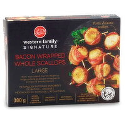 Western Family - Bacon Wrapped Scallops, 300 Gram