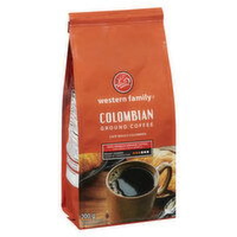 Western Family - Colombian Ground Coffee, 300 Gram