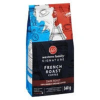 Western Family - Signature French Roast Ground Coffee, Dark Roast, 340 Gram