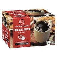 Western Family - Original Blend Coffee K-Cups, 12 Each