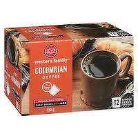 Western Family - Colombian Coffee K-Cups, 12 Each
