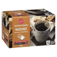 Western Family - Hazelnut Coffee K-Cups, 12 Each