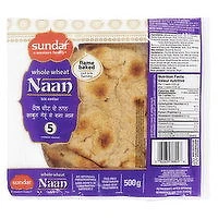 Sundar - Whole Wheat Naan, 500 Gram