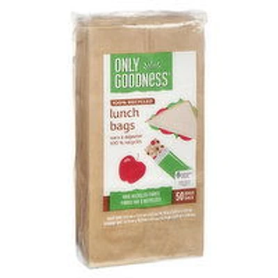 Only Goodness - Lunch Bags, Paper 50 bags, 50 Each