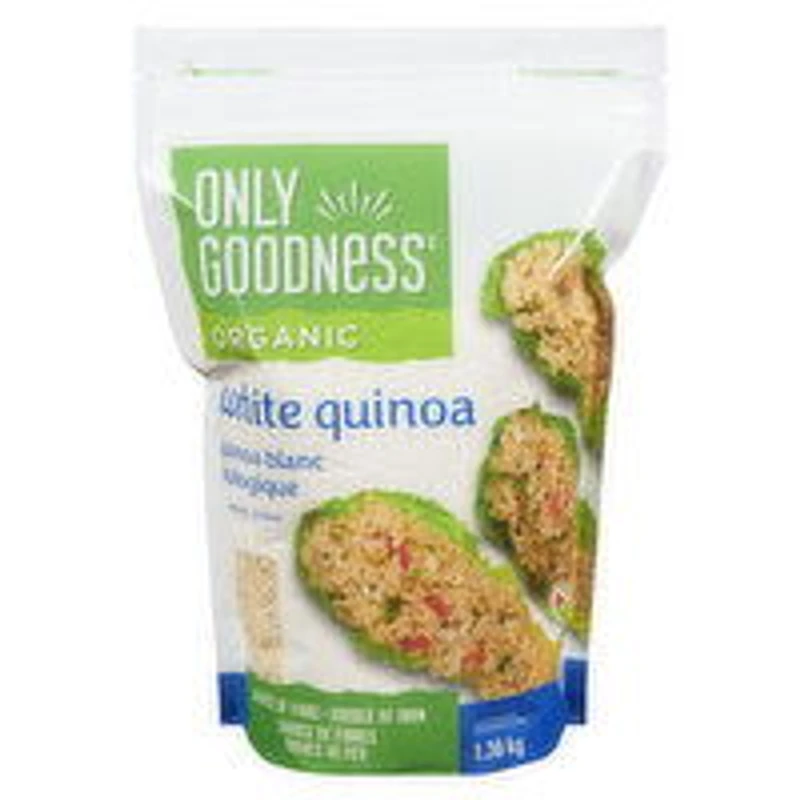 Only Goodness - Organic White Quinoa, 1.36 Kilogram