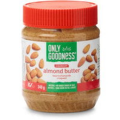 Only Goodness - Crunchy Almond Butter, 340 Gram