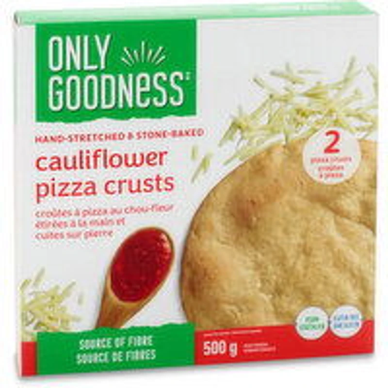 Only Goodness - Cauliflower Pizza Crusts, 500 Gram
