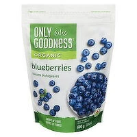 Only Goodness - Organic Blueberries, 600 Gram