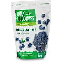 Only Goodness - Organic Blackberries, 600 Gram