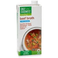Only Goodness - Organic Beef Broth Low Sodium, 946 Millilitre