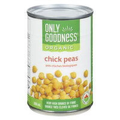 Only Goodness - Organic Chick Peas, 398 Millilitre