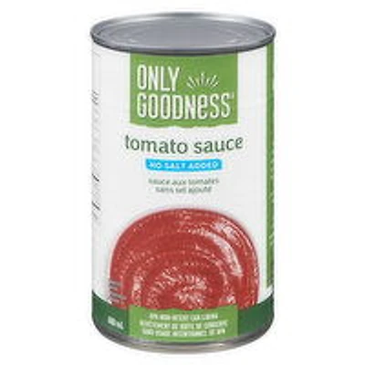 Only Goodness - Tomato Sauce, No Salt Added, 680 Millilitre
