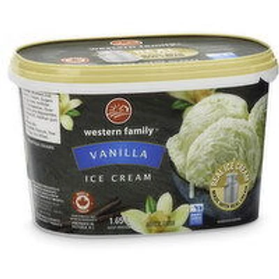 Western Family - Vanilla Ice Cream, 1.65 Litre