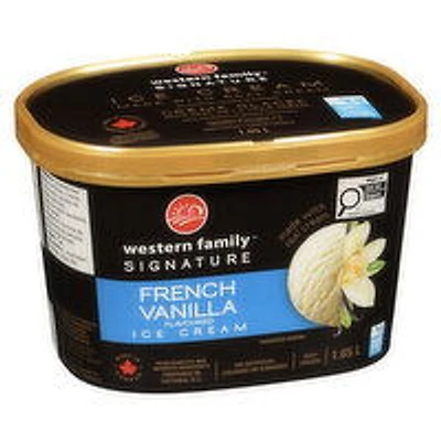 Western Family - Signature French Vanilla Ice Cream, 1.65 Litre