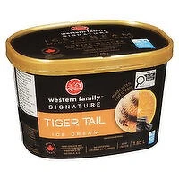 Western Family - Signature Tiger Tail Ice Cream, 1.65 Litre