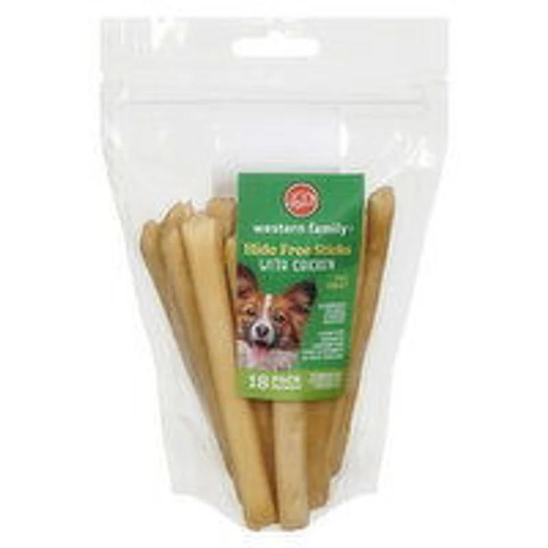 Western Family - Hide Free Sticks, Chicken, 18 Each