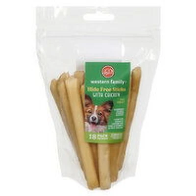 Western Family - Hide Free Sticks, Chicken, 18 Each