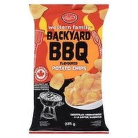 Western Family - Potato Chips, BBQ, 235 Gram