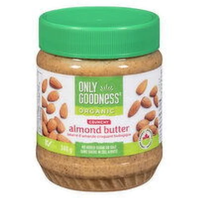 Only Goodness - Organic Crunchy Almond Butter, 340 Gram