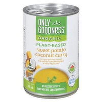 Only Goodness - Organic Plant-Based Sweet Potato Coconut Curry Soup, 398 Millilitre