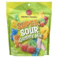 Western Family - Super Sour Gummy Mix Candy, 180 Gram