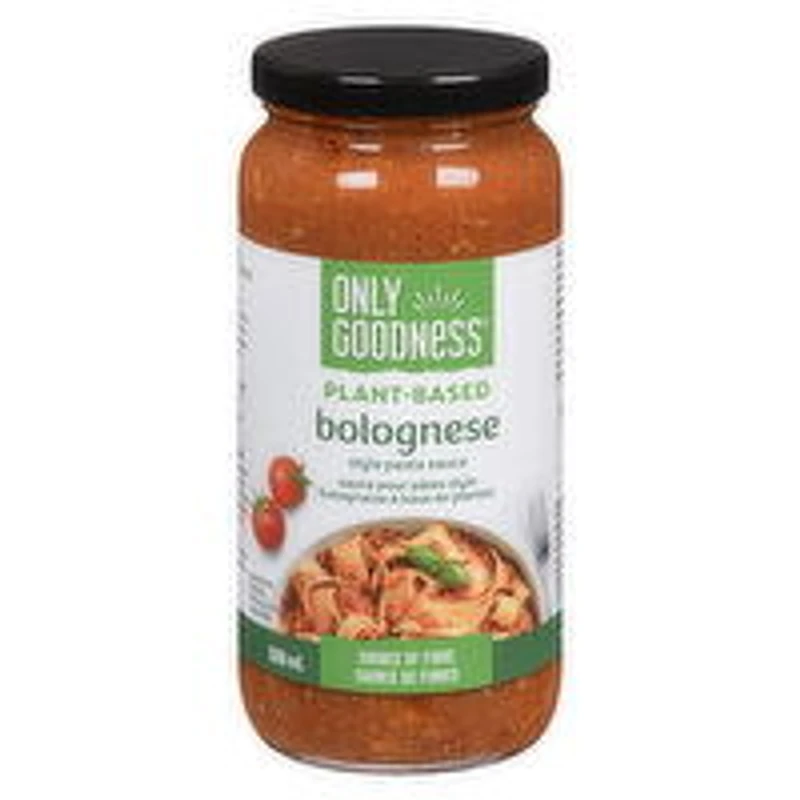 Only Goodness - Plant Based Sauce Bolognese, 500 Millilitre