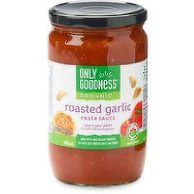 Only Goodness - ONLY GOODNESS Rstd Garlic Pasta Sauce, 680 Millilitre