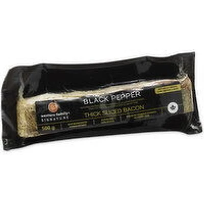 Western Family - Black Pepper Thick Sliced Bacon, 500 Gram