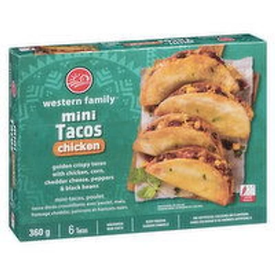 Western Family - Chicken Mini Tacos, 360 Gram