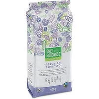 Only Goodness - Organic Peruvian Espresso, 400 Gram