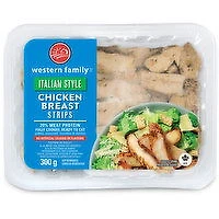 Western Family - Italian Style Chicken Breast Strips, 300 Gram