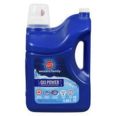 Western Family - Concentrated Liquid Laundry Detergent, Oxi Power, 4.55 Litre