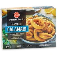 Western Family - Breaded Calamari, 340 Gram