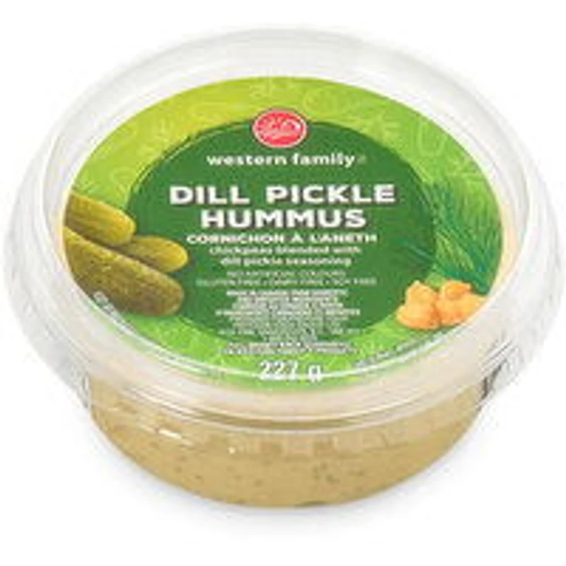 Western Family - Dill Pickle Hummus, 227 Gram