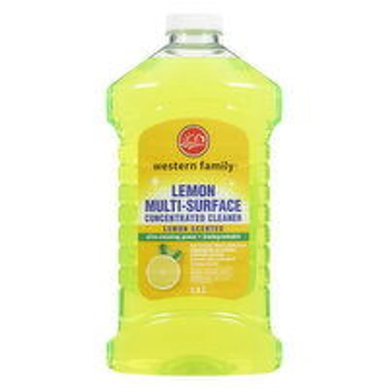 Western Family - Lemon Multi Surface Cleaner, 1.3 Litre