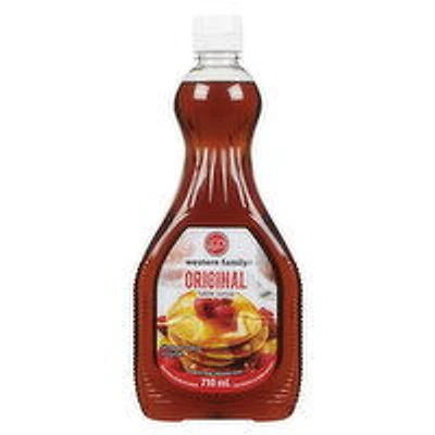 Western Family - Original Pancake Syrup, 710 Millilitre