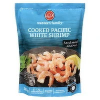 Western Family - Cooked Pacific White Shrimp, 340 Gram